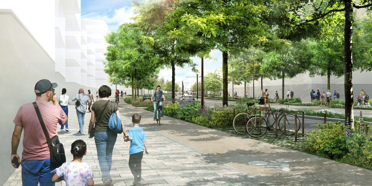 Aménagement des espaces publics des lignes de TCSP 6, 7 et 8